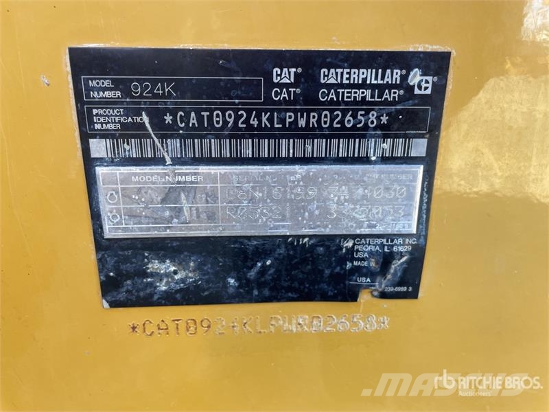 CAT 924K Wheel Loader Iekrāvēji uz riteņiem