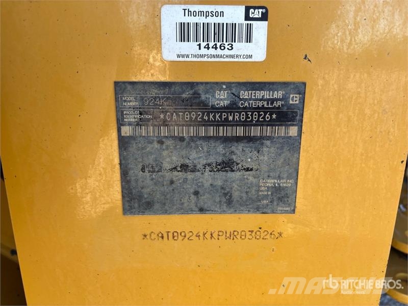 CAT 924K Wheel Loader Naudoti ratiniai krautuvai