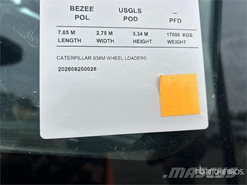 CAT 938M Kolesni nakladalci