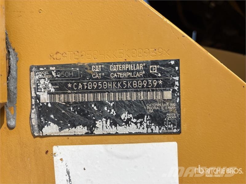 CAT 950 H Wheel Loader Gumikerekes homlokrakodók