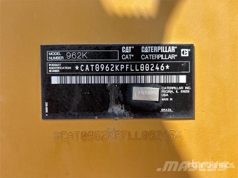 CAT 962K Wheel Loader Фронтальные погрузчики