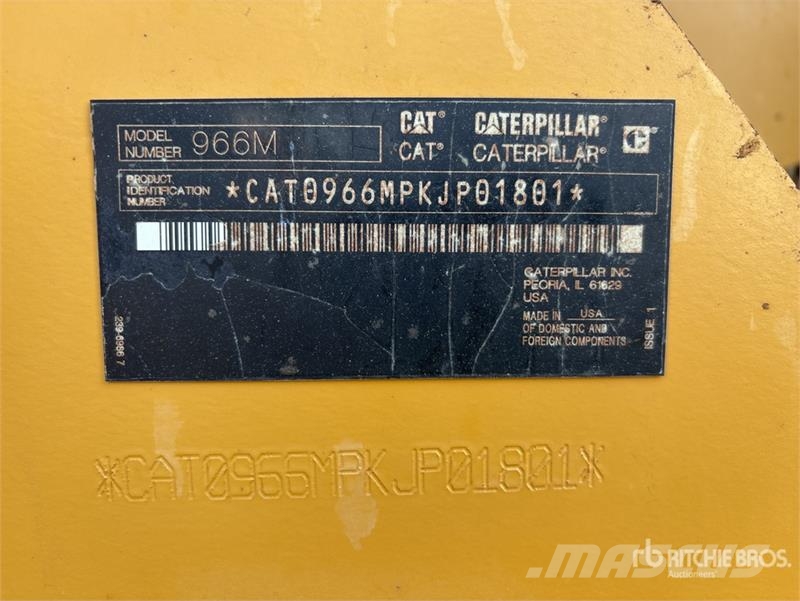 CAT 966M Wheel Loader Læssemaskiner på hjul