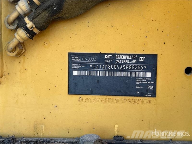 CAT AP-800D Asphalt pavers