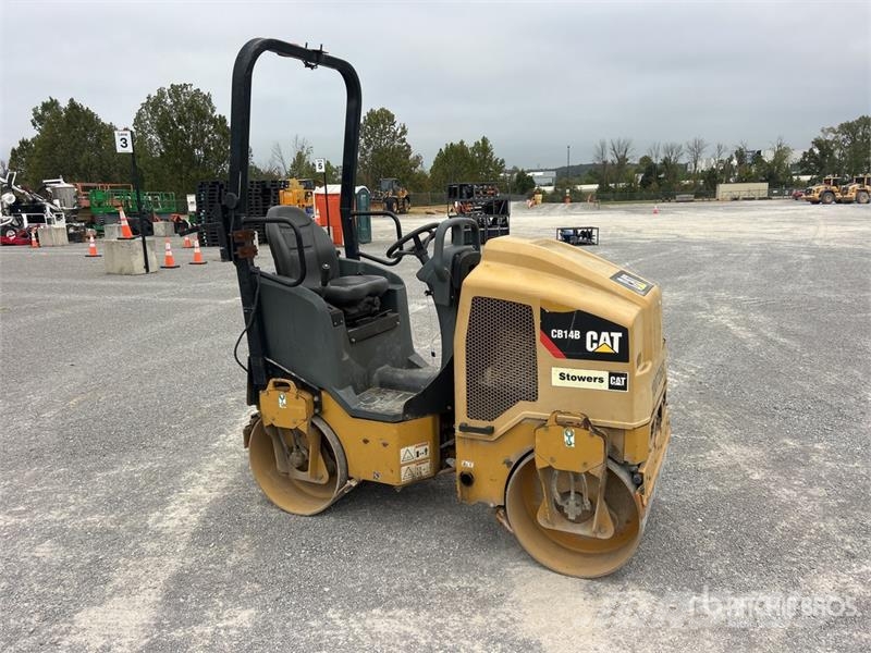 CAT CB14B Double Drum Roller Rodillos de doble tambor