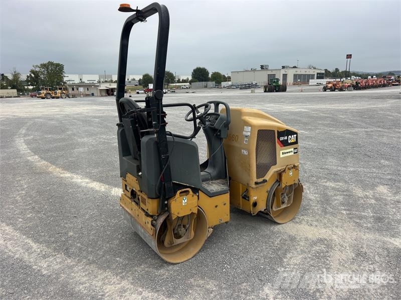 CAT CB14B Double Drum Roller Rodillos de doble tambor
