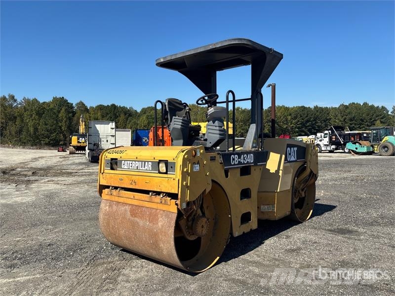 CAT CB434D Double Drum Roller مداحل ثنائية الاسطوانة