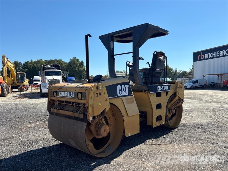 CAT CB434D Double Drum Roller مداحل ثنائية الاسطوانة