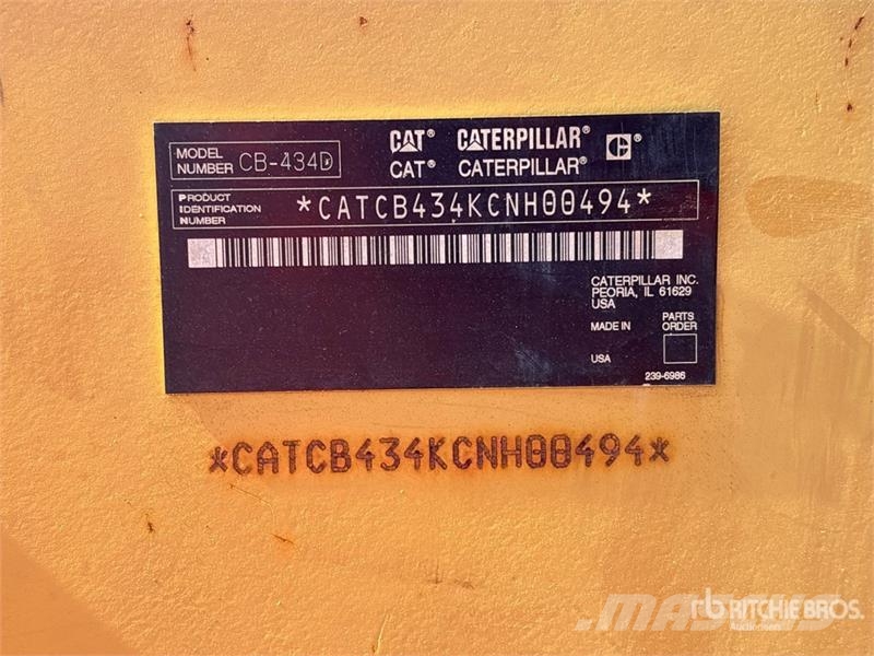 CAT CB434D Double Drum Roller مداحل ثنائية الاسطوانة
