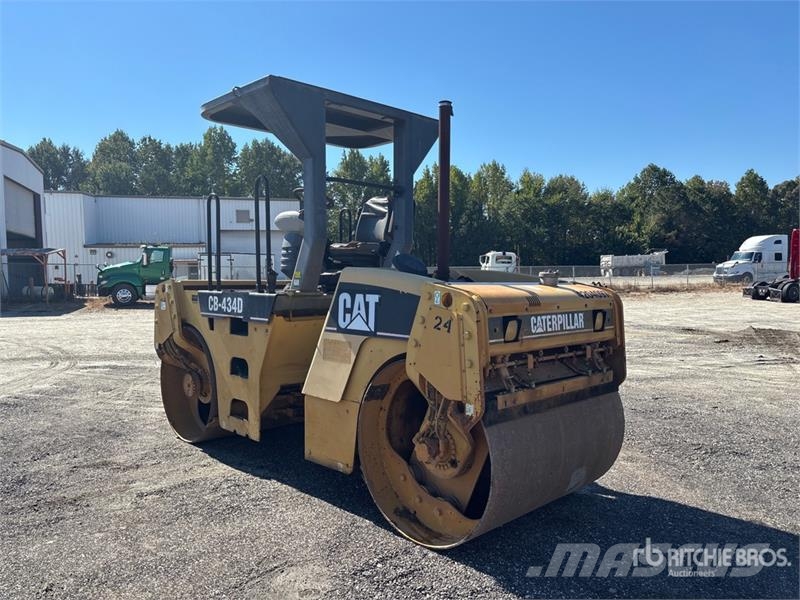 CAT CB434D Double Drum Roller مداحل ثنائية الاسطوانة