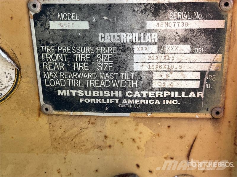 CAT CC25 Cushion Tire Forklift شاحنات ذات رافعات شوكية - أخرى