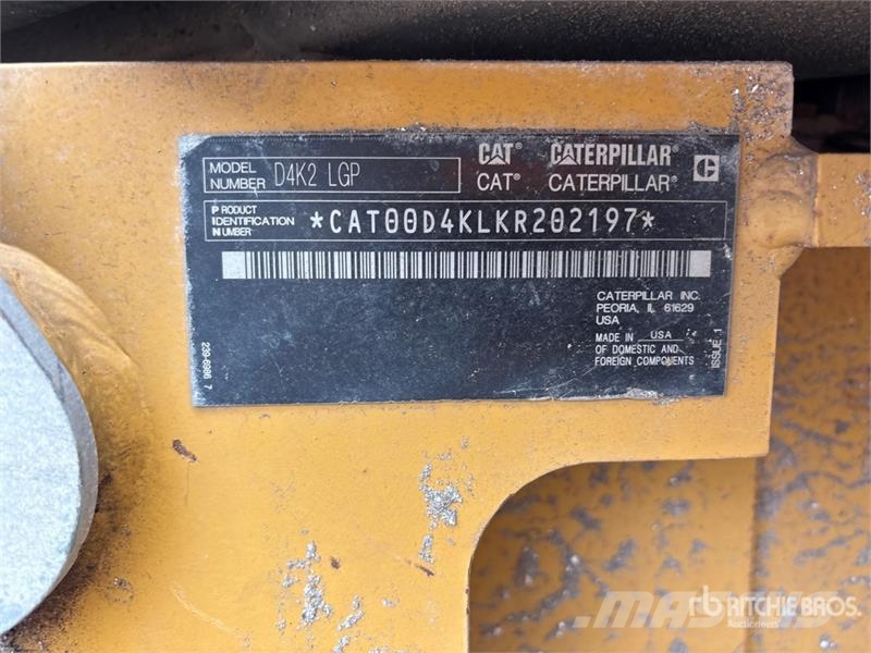 CAT D4K2LGP Crawler Dozer Buldožeri gusjeničari