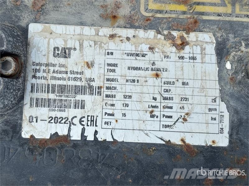 CAT H120S Hydraulic Breaker مطارق / كسارات