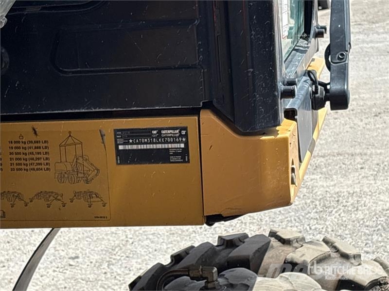 CAT M318 Ratiniai ekskavatoriai