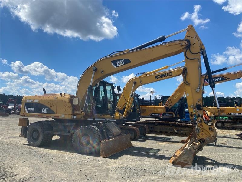 CAT M318D Gravemaskiner på hjul