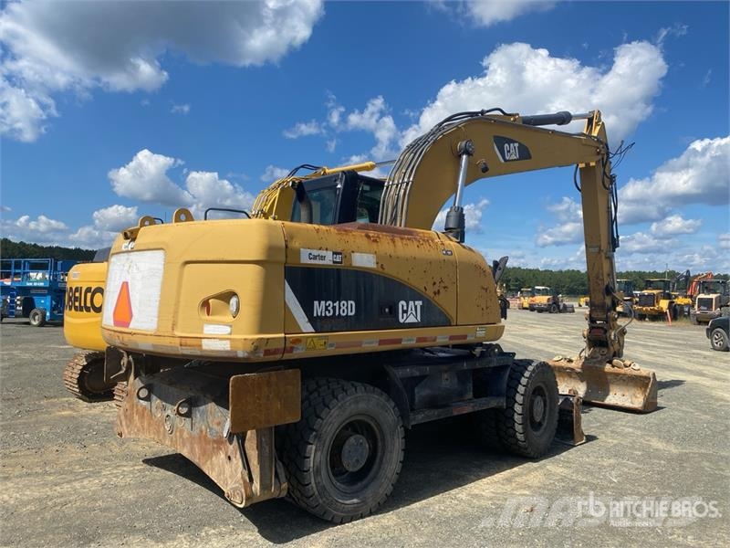 CAT M318D Gravemaskiner på hjul