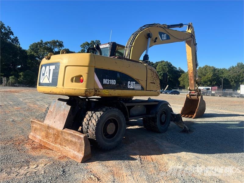 CAT M318D Gravemaskiner på hjul