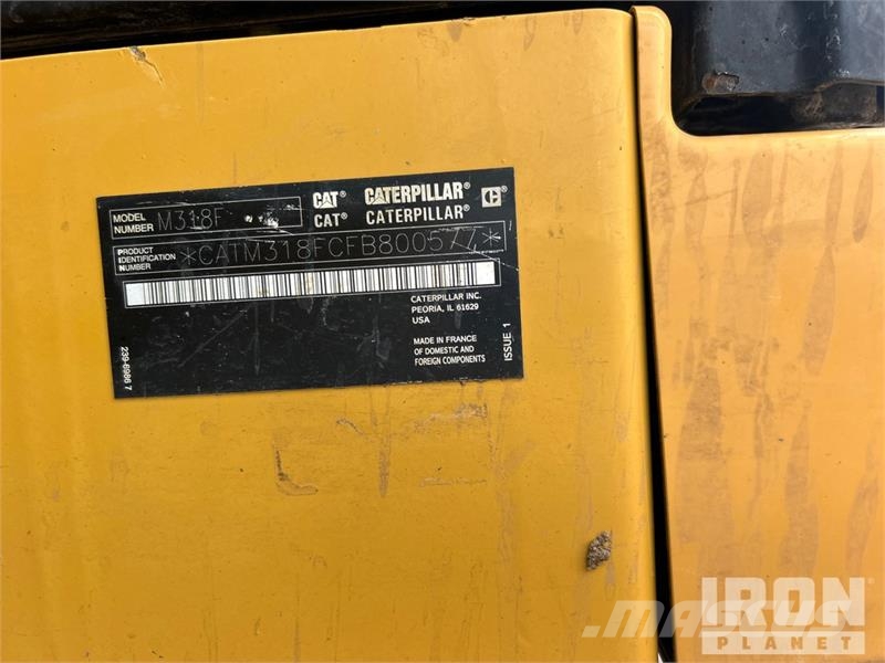 CAT M318F Wheel Excavator Bagri na kolesih