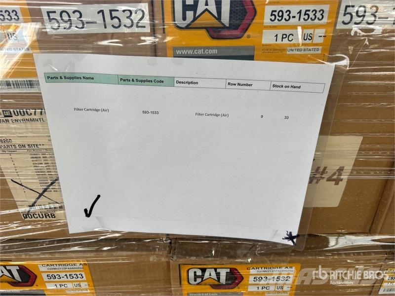 CAT of Cat 593-1533 Air Filters (Unused) Egyéb alkatrészek