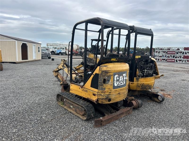 CAT Quantity of (2) Mini Excavator (Inoperable) Mini bagri <7t