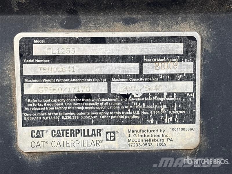 CAT TL1255 Teleskopski viličarji