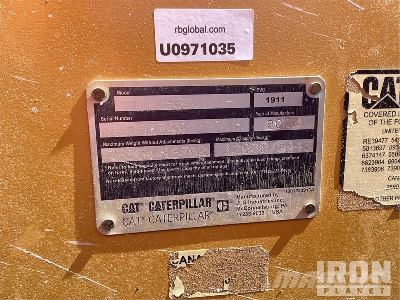 CAT TL1255D Telehandler テレスコーピックハンドラー