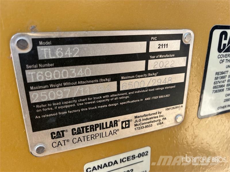 CAT TL642 Telescopic handlers