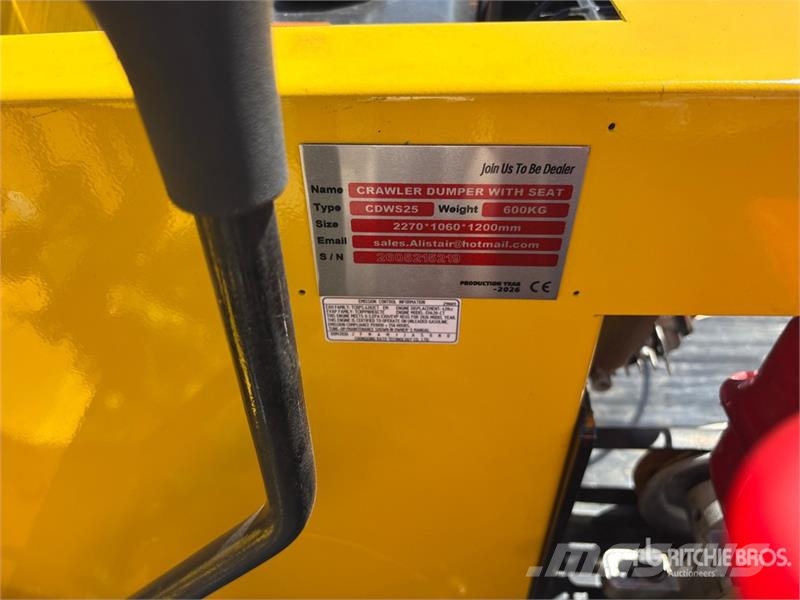 CD25,CDW25 Mini Crawler Dumper (Unused) Minidumper