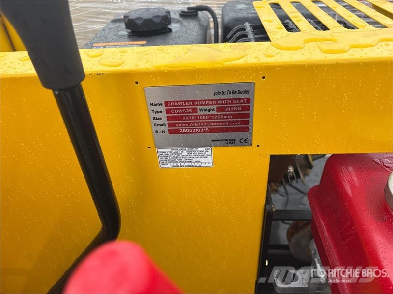  CD25,CDW25 Mini Crawler Dumper (Unused) Minidumper