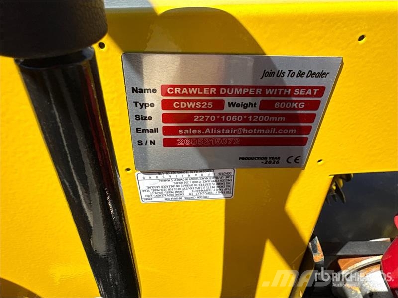 CD25,CDW25 Mini Crawler Dumper (Unused) Mezei dömperek