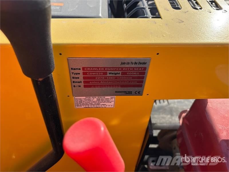 CD25,CDW25 Mini Crawler Dumper (Unused) Vehículos compactos de volteo
