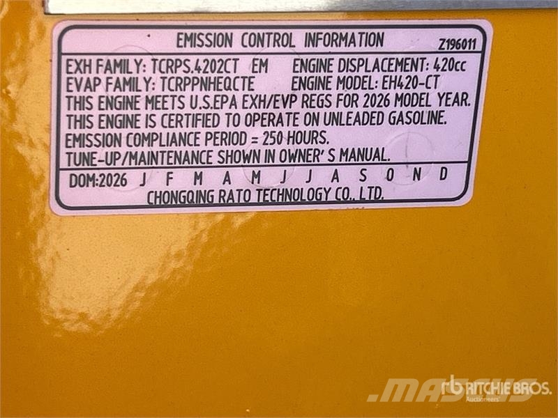  CDW25 1.653 ton Mini Crawler Dumper (Unused) Site dumpers