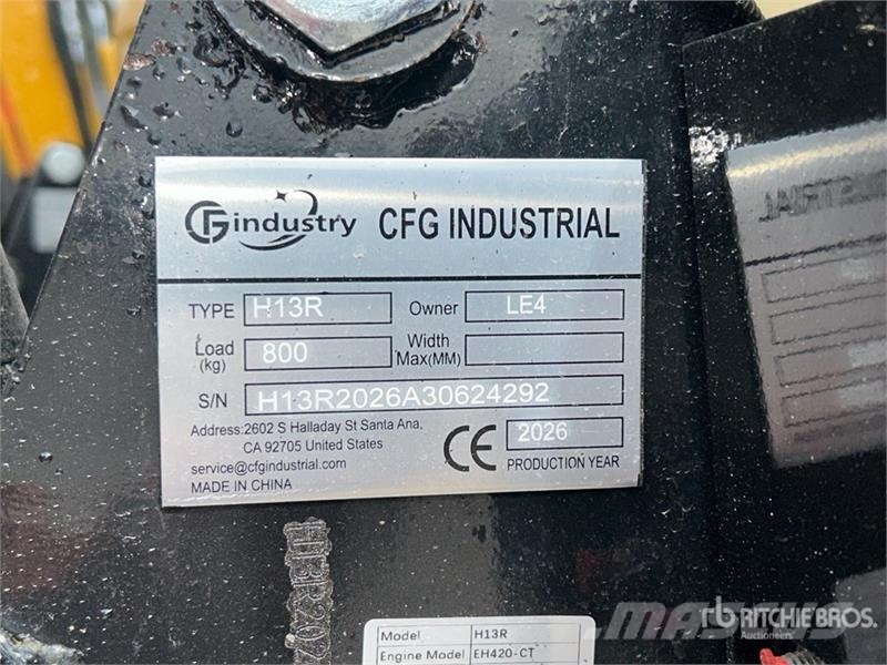 CFG H13R Mini Excavator (Unused) Minigraafmachines < 7t