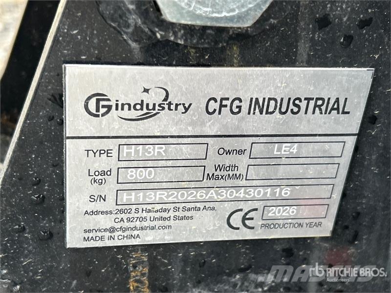 CFG H13R Mini Excavator (Unused) حفارات صغيرة أقل من 7 طن (حفارات صغيرة)