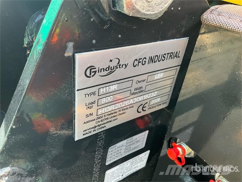 CFG H13R Mini Excavator (Unused) Mini rýpadla < 7t