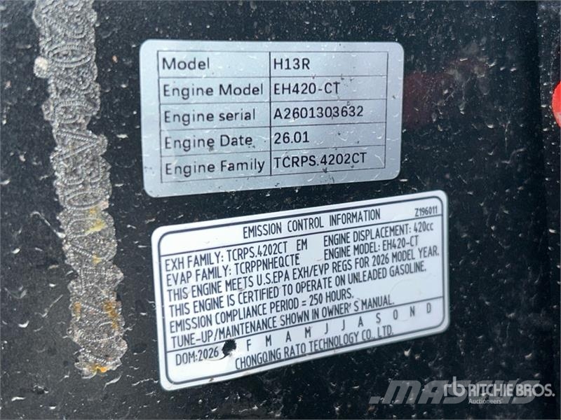 CFG H13R Mini Excavator (Unused) Minigraafmachines < 7t