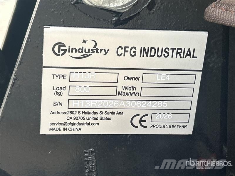 CFG H13R Mini Excavator (Unused) Mini excavators < 7t (Mini diggers)