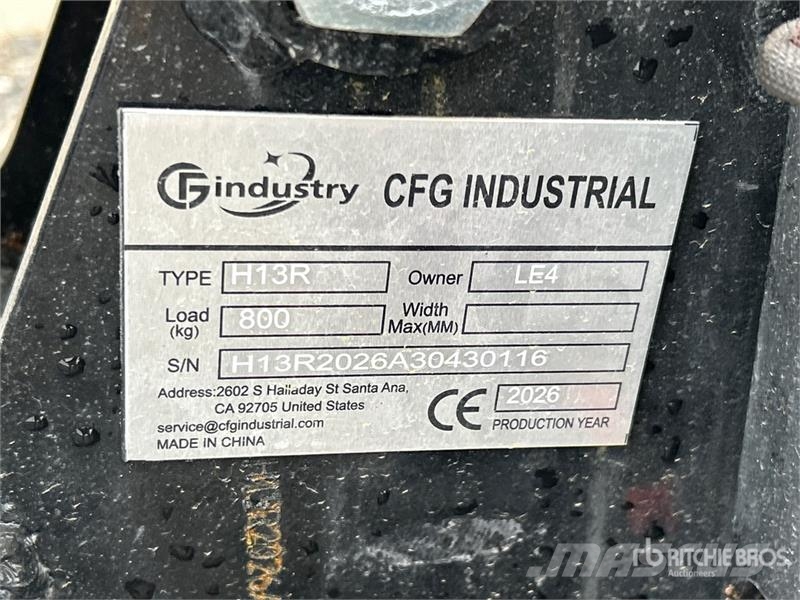 CFG H13R Mini Excavator (Unused) حفارات صغيرة أقل من 7 طن (حفارات صغيرة)