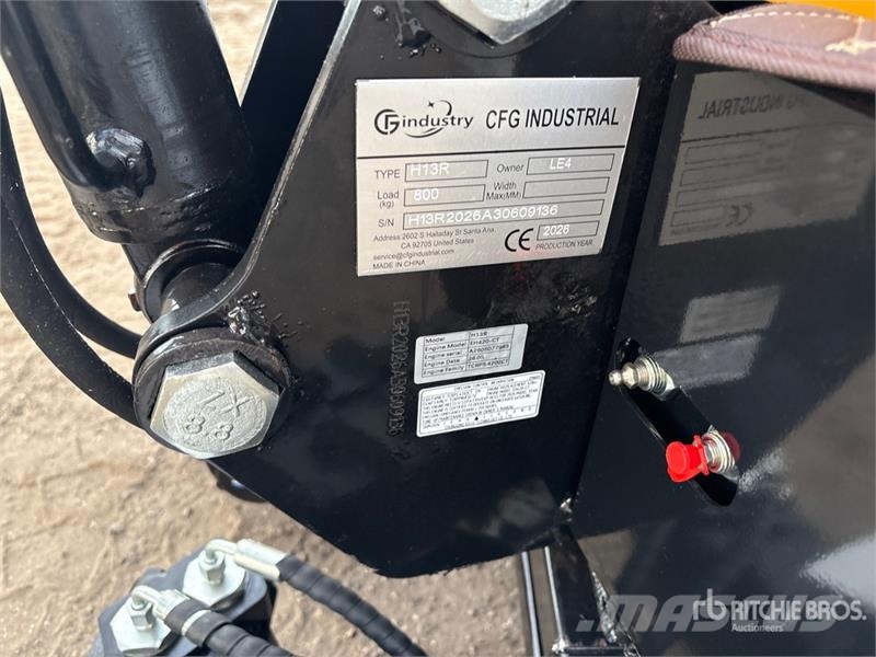 CFG H13R Mini Excavator (Unused) Miniescavadeiras < 7t (Mini escavadeiras)