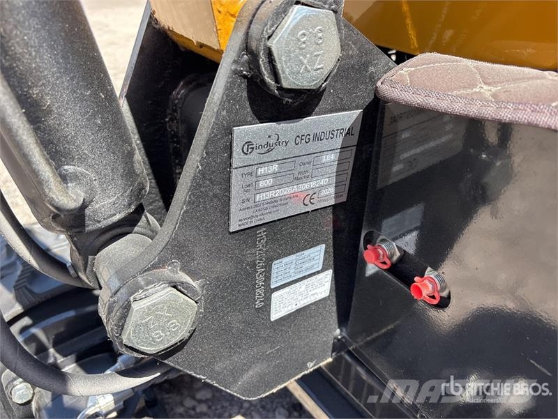 CFG H13R Mini Excavator (Unused) Minigraafmachines < 7t
