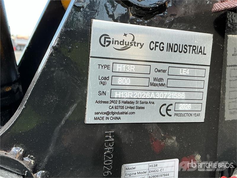 CFG H13R Mini Excavator (Unused) Minikoparki