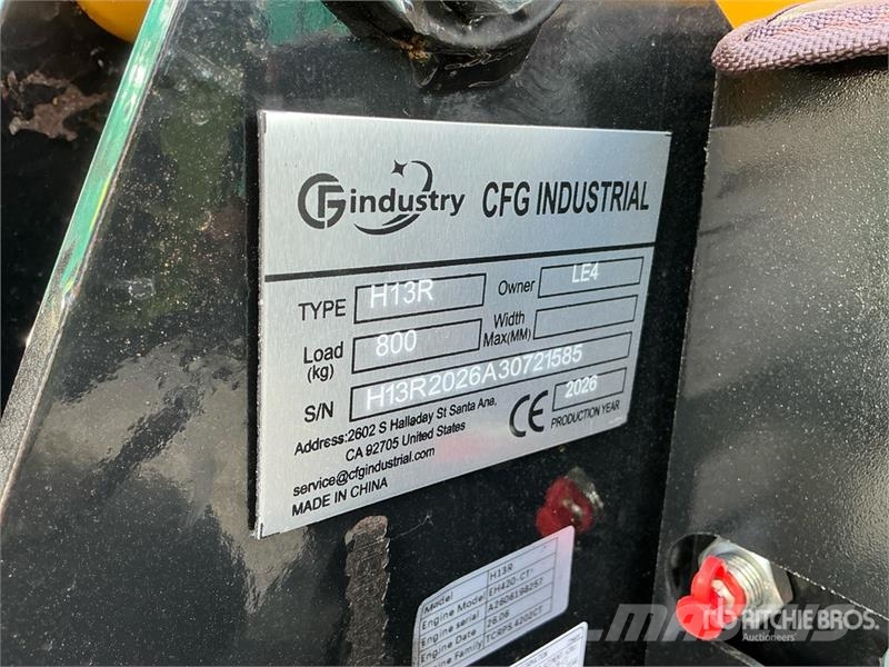 CFG H13R Mini Excavator (Unused) Minikoparki