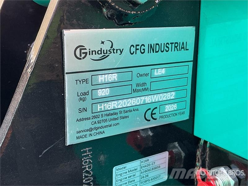CFG H16R Mini Excavator (Unused) 小型挖掘机