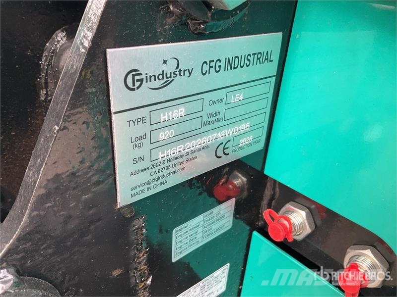 CFG H16R Mini Excavator (Unused) حفارات صغيرة أقل من 7 طن (حفارات صغيرة)