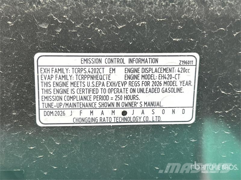 CFG H16R Mini Excavator (Unused) Minigravemaskiner