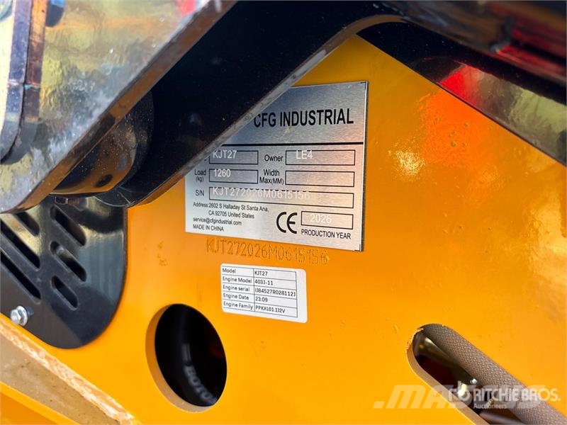 CFG KJT27 Mini Compact Track Loader (Unused) Skid steer loaders