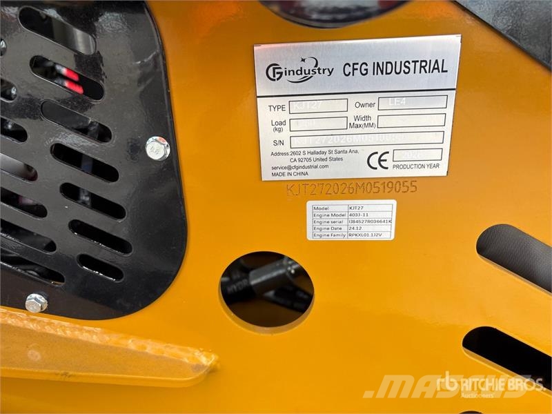 CFG KJT27 Mini Compact Track Loader (Unused) Skid steer mini nakladalci