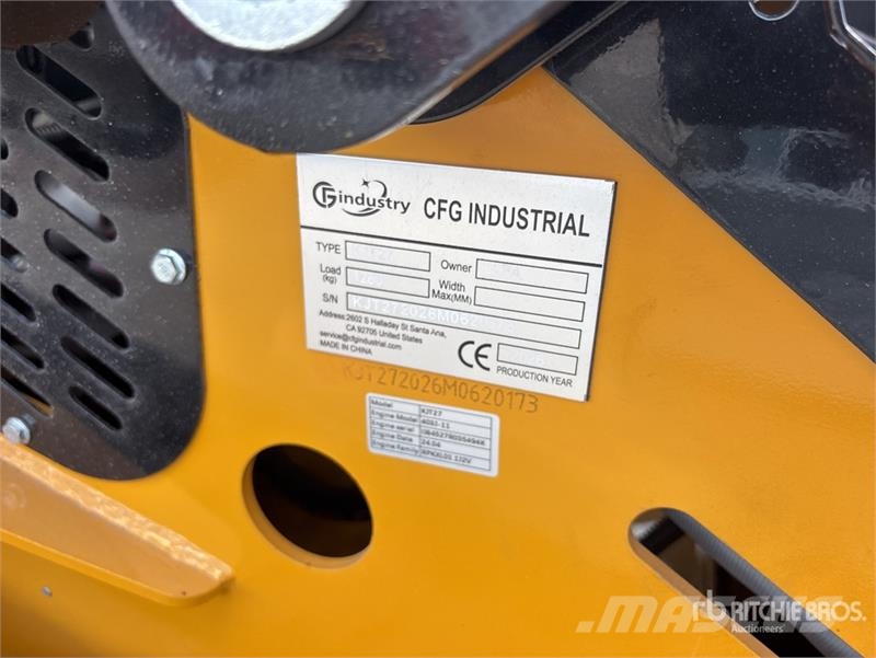 CFG KJT27 Mini Compact Track Loader (Unused) Krautuvai su šoniniu pasukimu