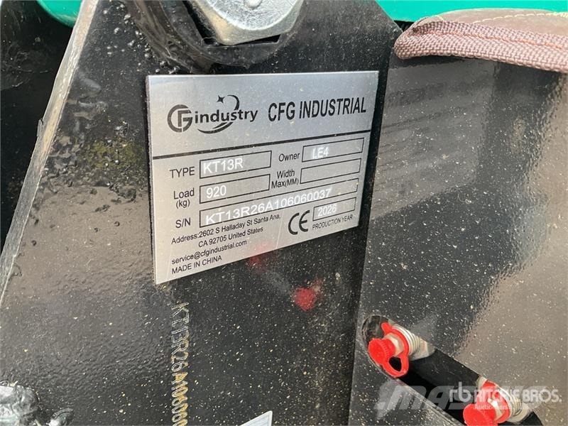 CFG KT13R Mini Excavator (Unused) حفارات صغيرة أقل من 7 طن (حفارات صغيرة)