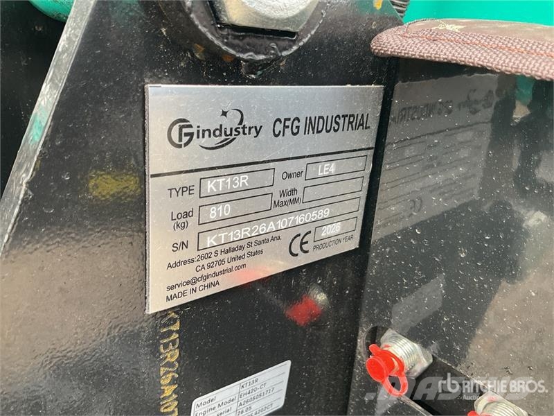 CFG KT13R Mini Excavator (Unused) حفارات صغيرة أقل من 7 طن (حفارات صغيرة)