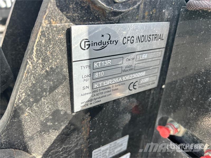 CFG KT13R Mini Excavator (Unused) 小型挖土機/掘鑿機<7t(小型挖掘機)